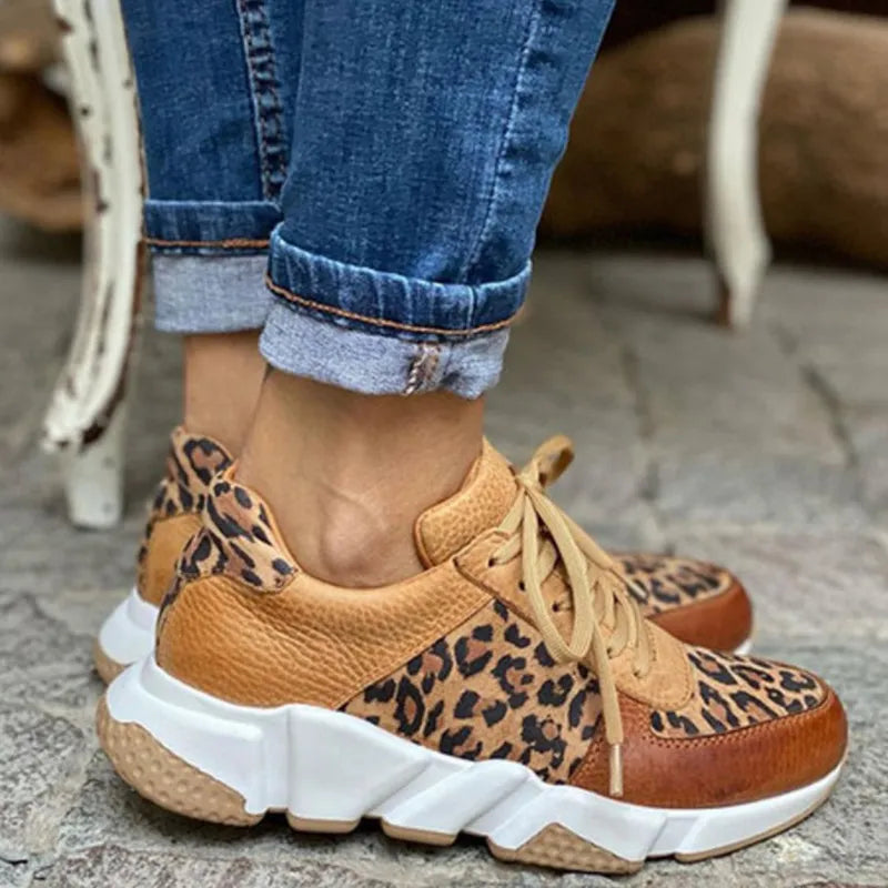 Crizzy | Comfortable Leopard Sneakers