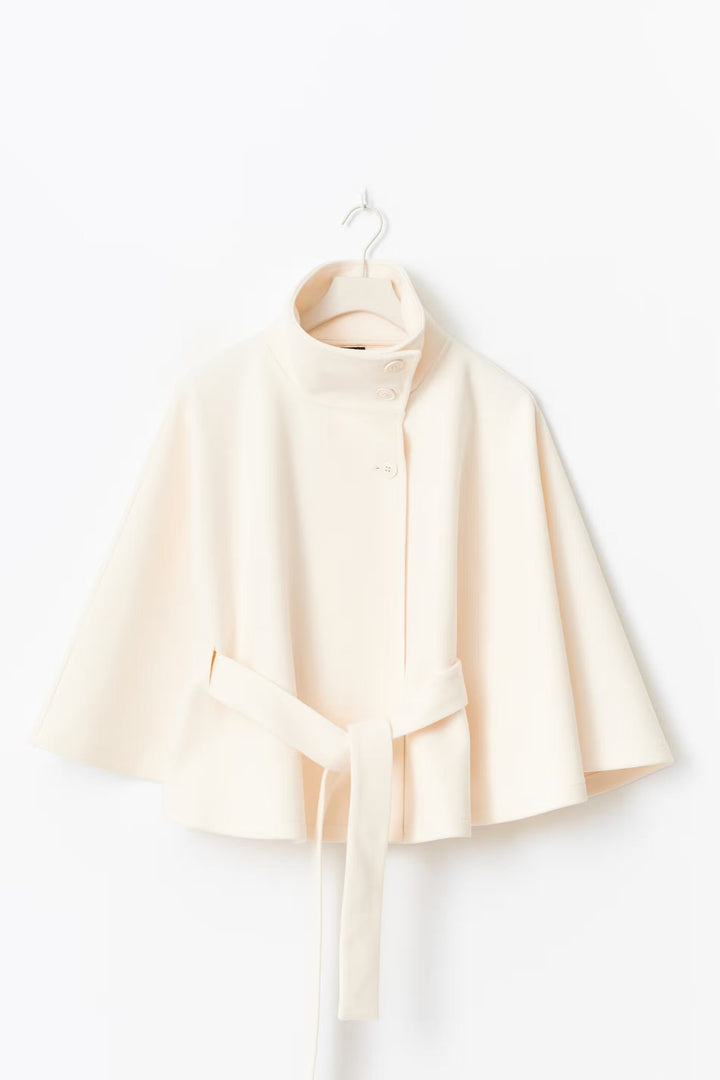 Erica | Women’s Winter High Collar Belted Coat