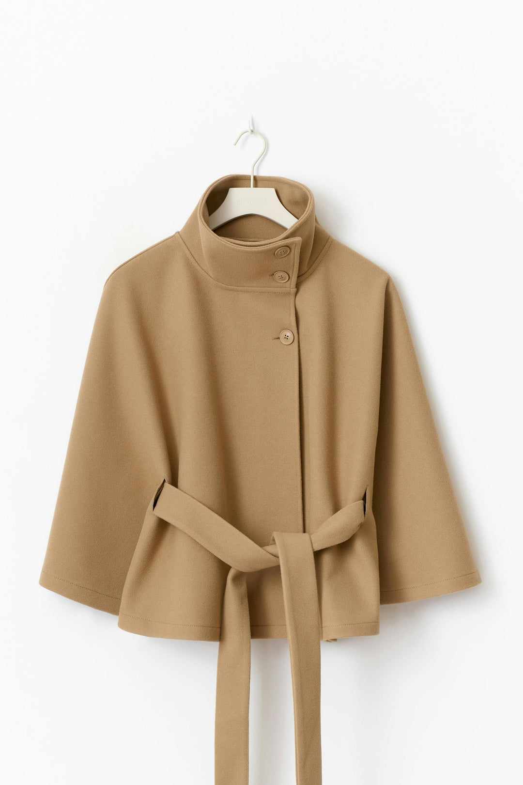 Erica | Women’s Winter High Collar Belted Coat