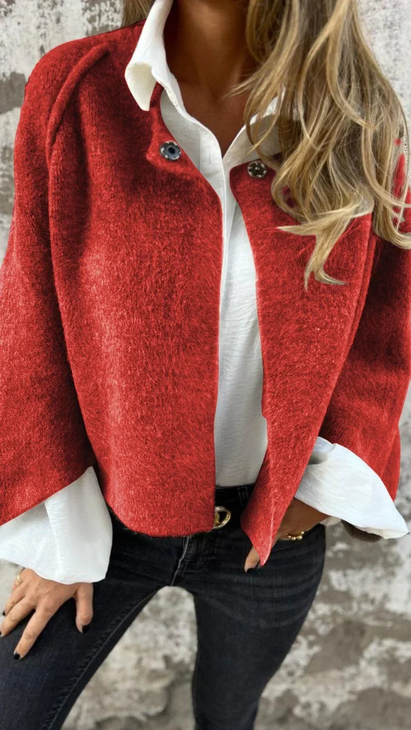 Cass | Round Neck Wool Coat