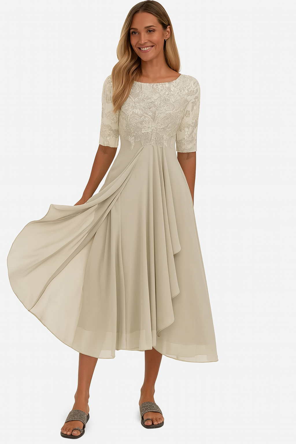 Lily | Women’s Summer A Line Midi Dress