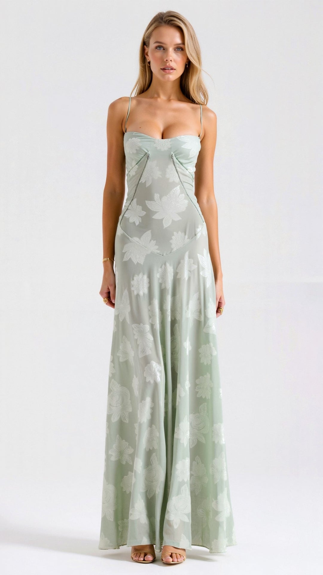 Donna | Women Wedding Guest Bustier Maxi Dress
