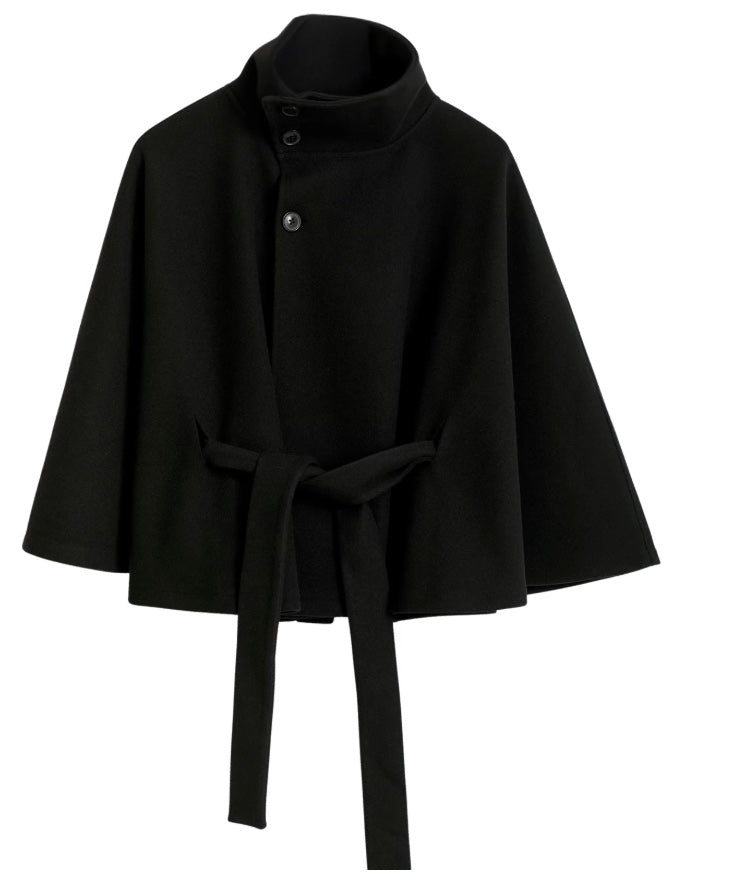 Erica | Women’s Winter High Collar Belted Coat