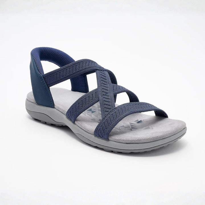 Sienna™ Knit Crossover Sandals – Slip On, Stay All Day