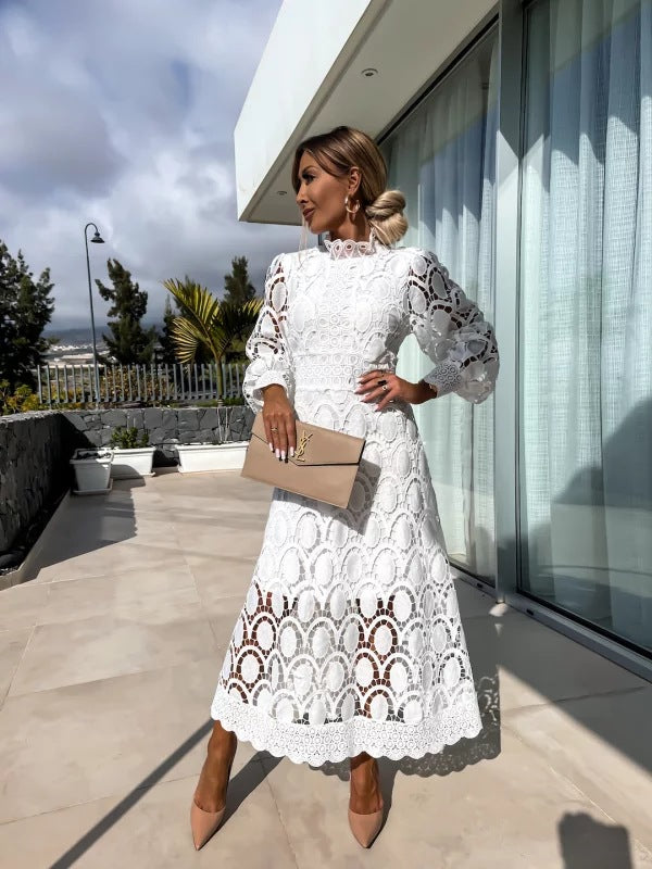 Stella | Women’s Summer Long Sleeve Evening Dress