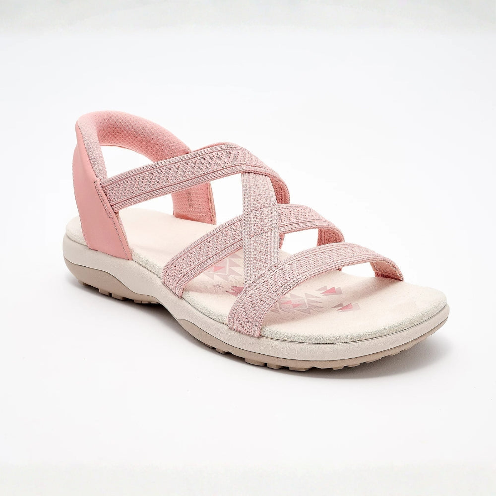 Sienna™ Knit Crossover Sandals – Slip On, Stay All Day
