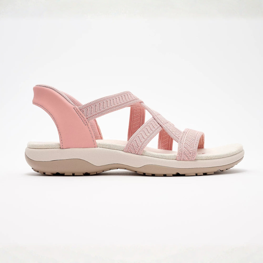 Sienna™ Knit Crossover Sandals – Slip On, Stay All Day