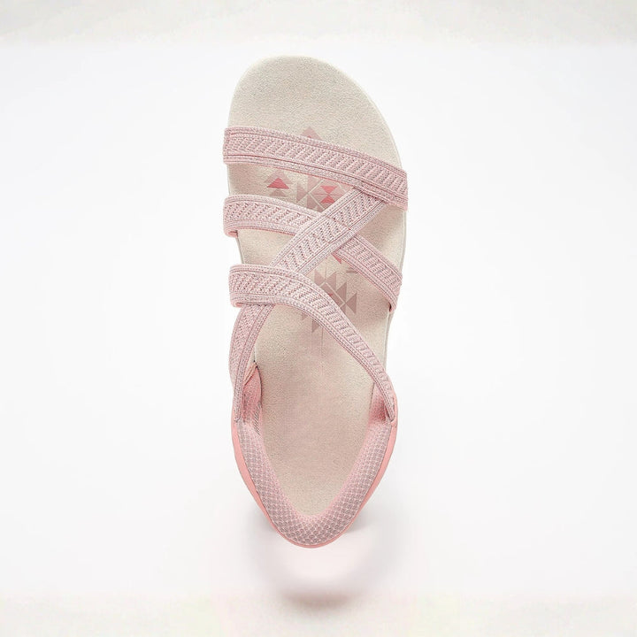 Sienna™ Knit Crossover Sandals – Slip On, Stay All Day