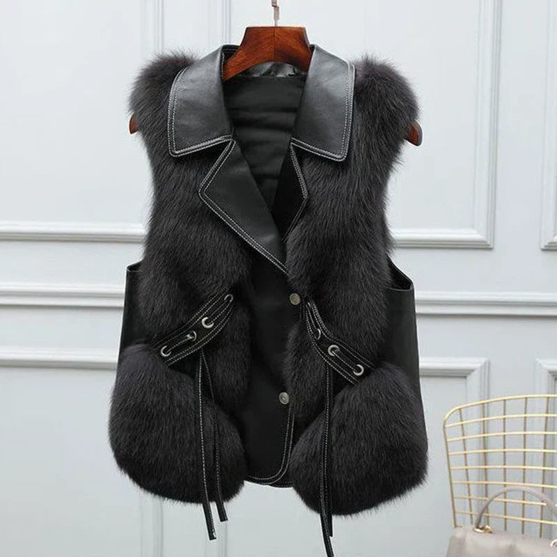Megane | Regal Fur Vest