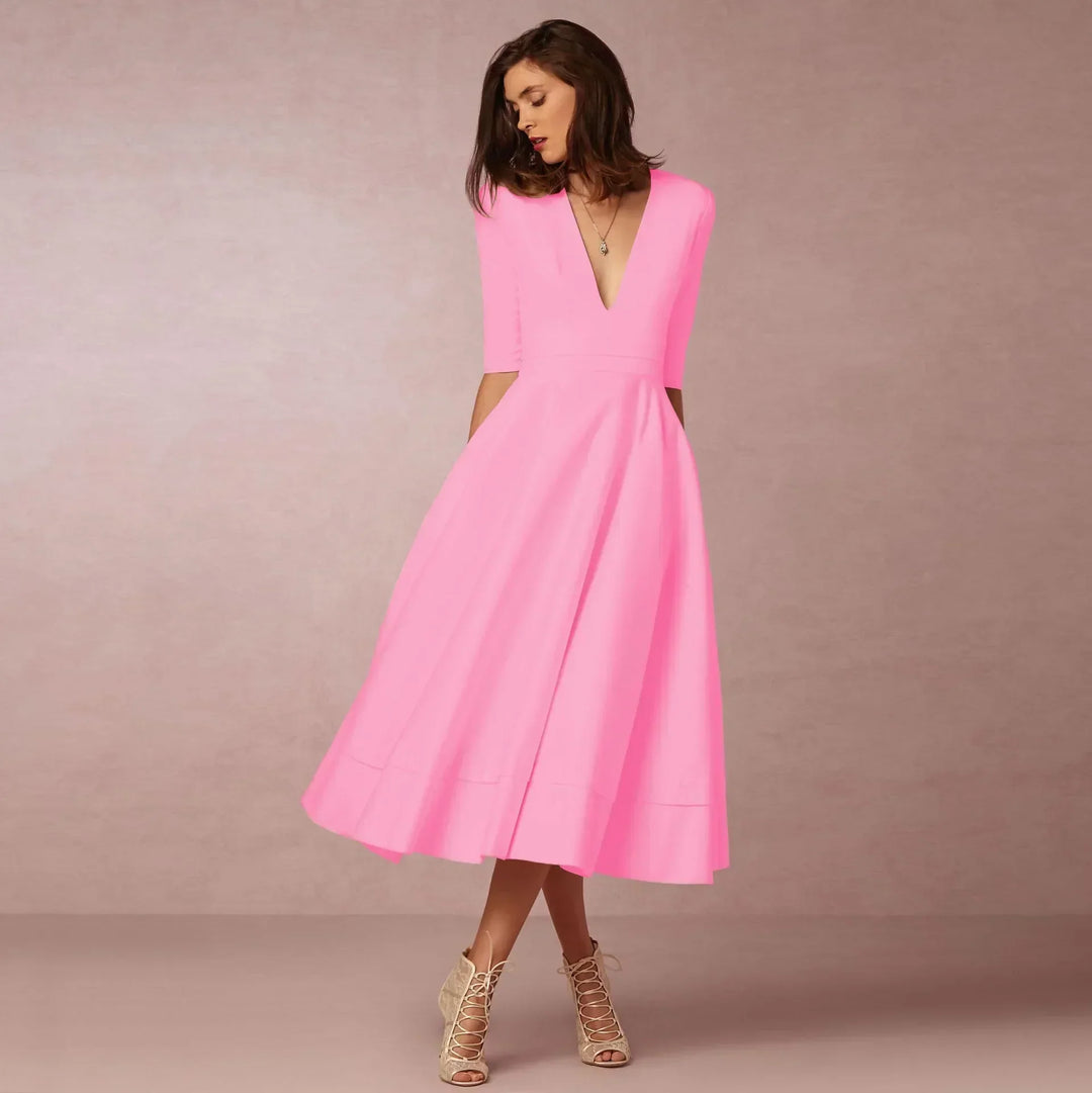 Harper | Women’s Elegant Flowing Midi Dress