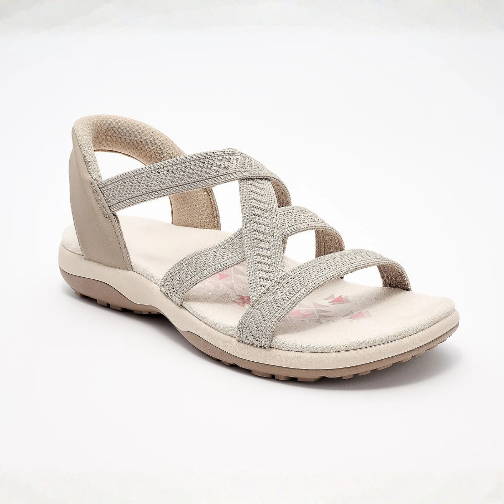 Sienna™ Knit Crossover Sandals – Slip On, Stay All Day