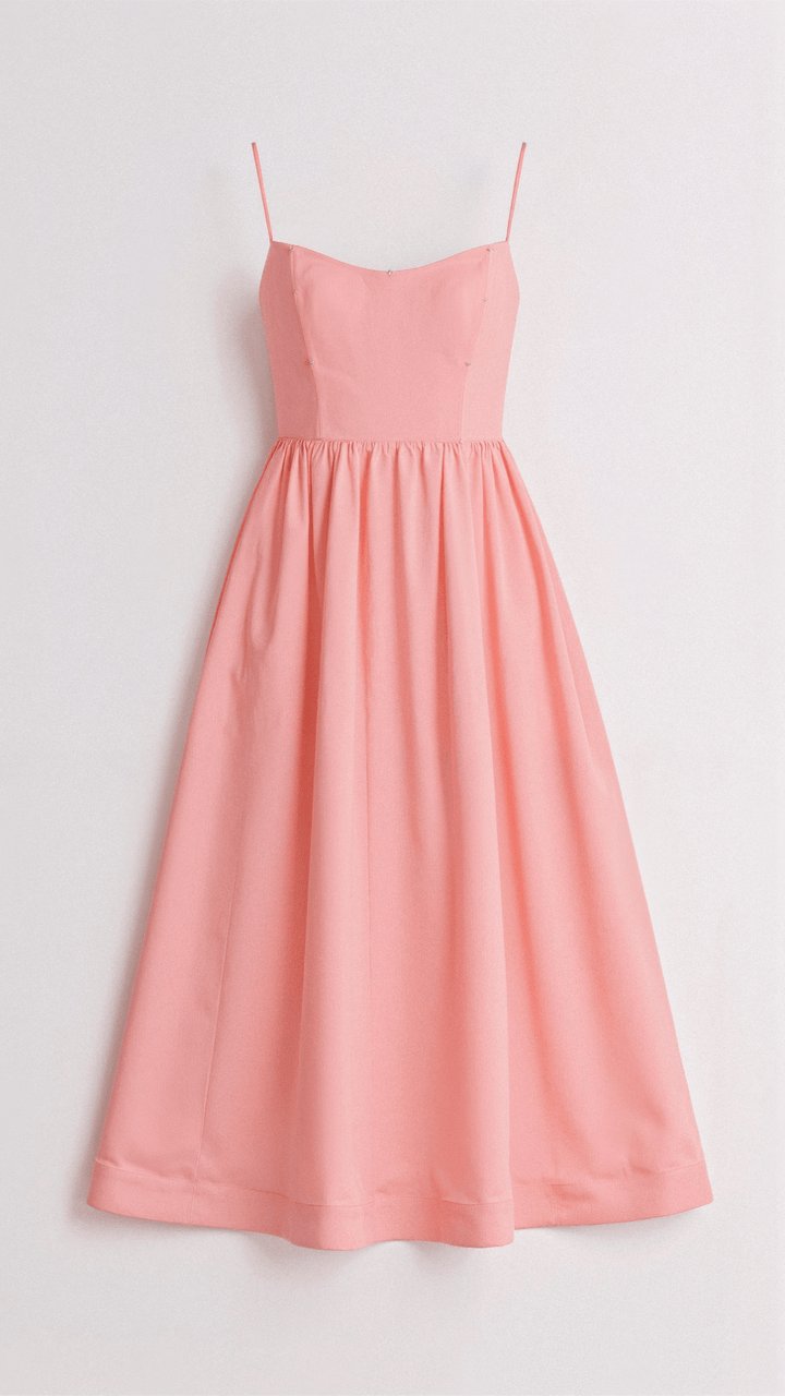 Emma | Women’s A Line Midi Dress Ascot Style
