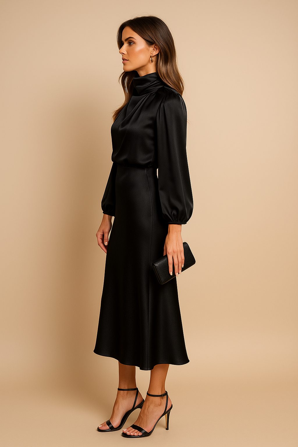 Alexis | Women’s High Neck Midi Dress Style