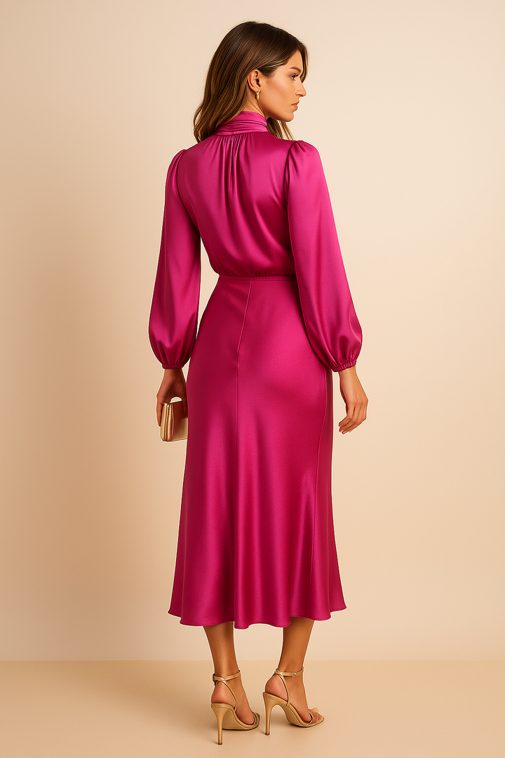 Alexis | Women’s High Neck Midi Dress Style
