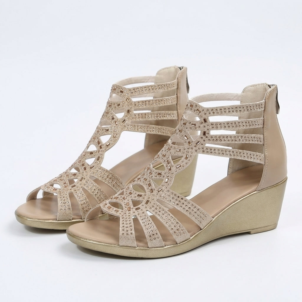Luna Wedge Sandal - Fashionable women's orthopedic sandals