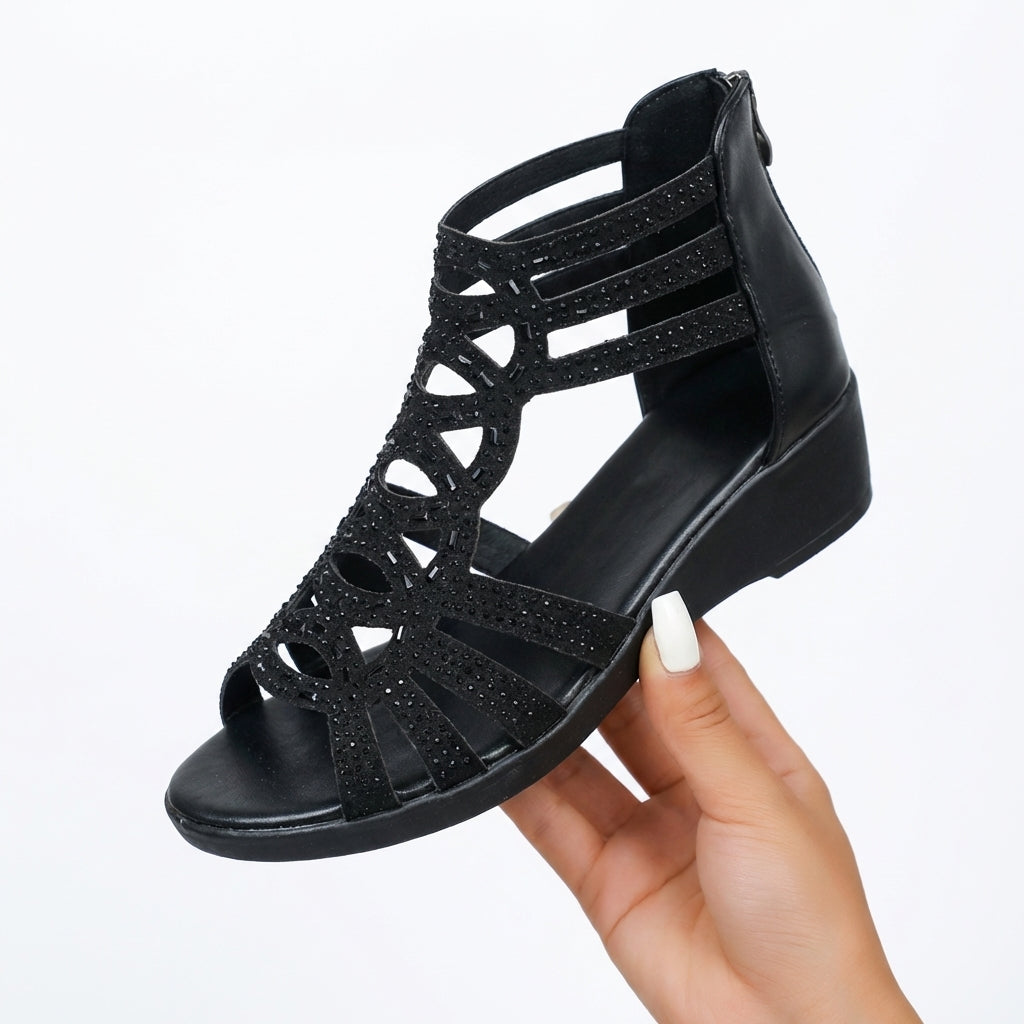Luna Wedge Sandal - Fashionable women's orthopedic sandals