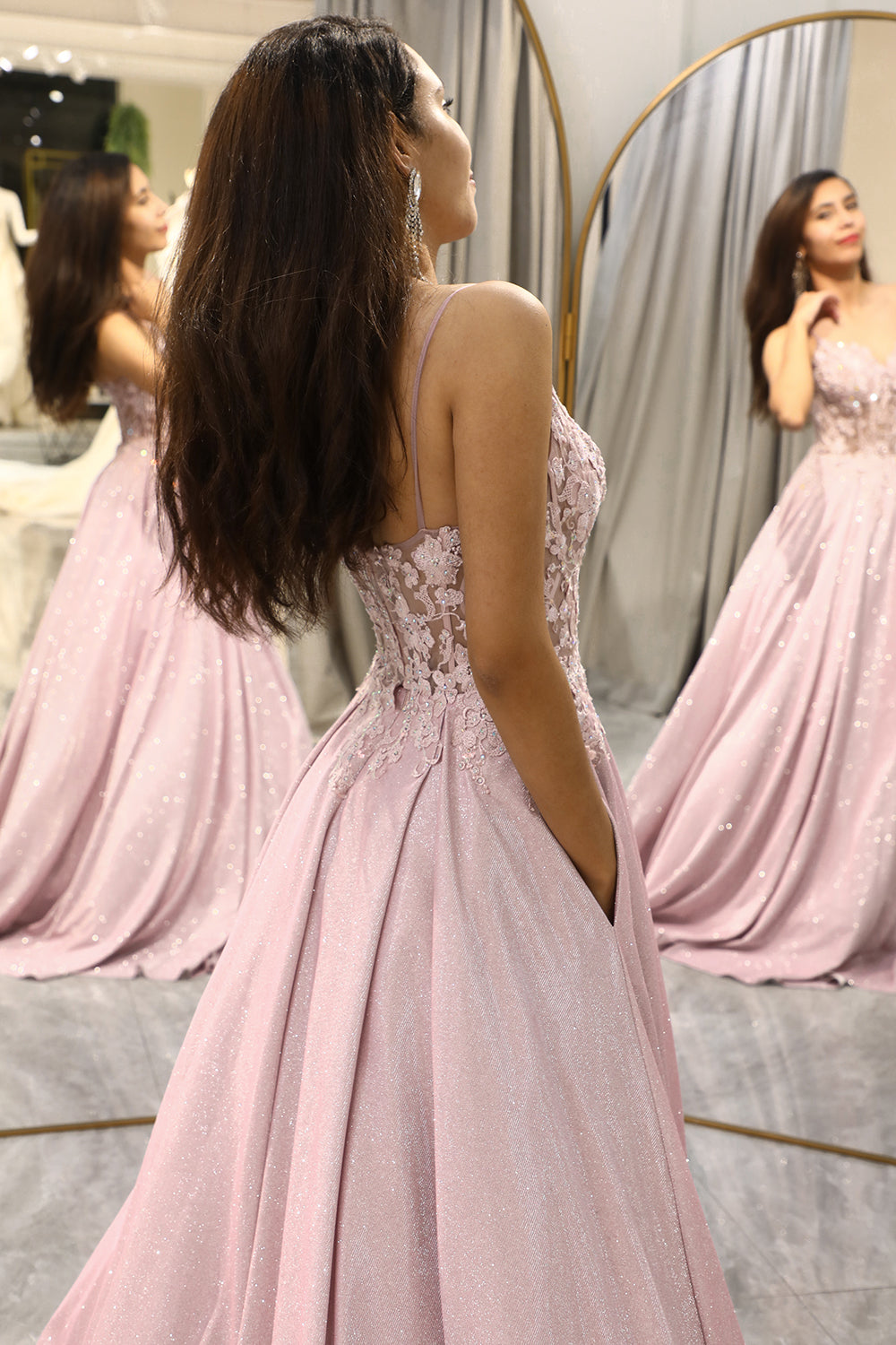 Daisy | Women Wedding Guest Embellished Maxi Dress